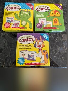 First Little Comics Parent Pack Sets Levels A-F